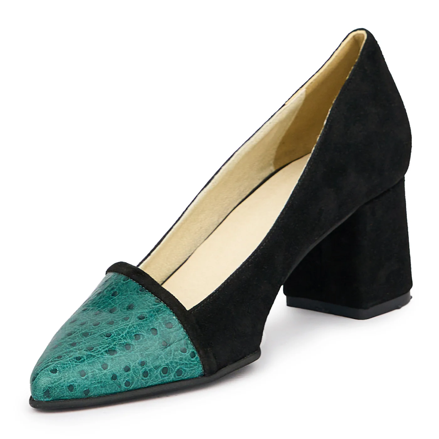 Pantofi dama din piele naturala neagra 9372 - Image 3