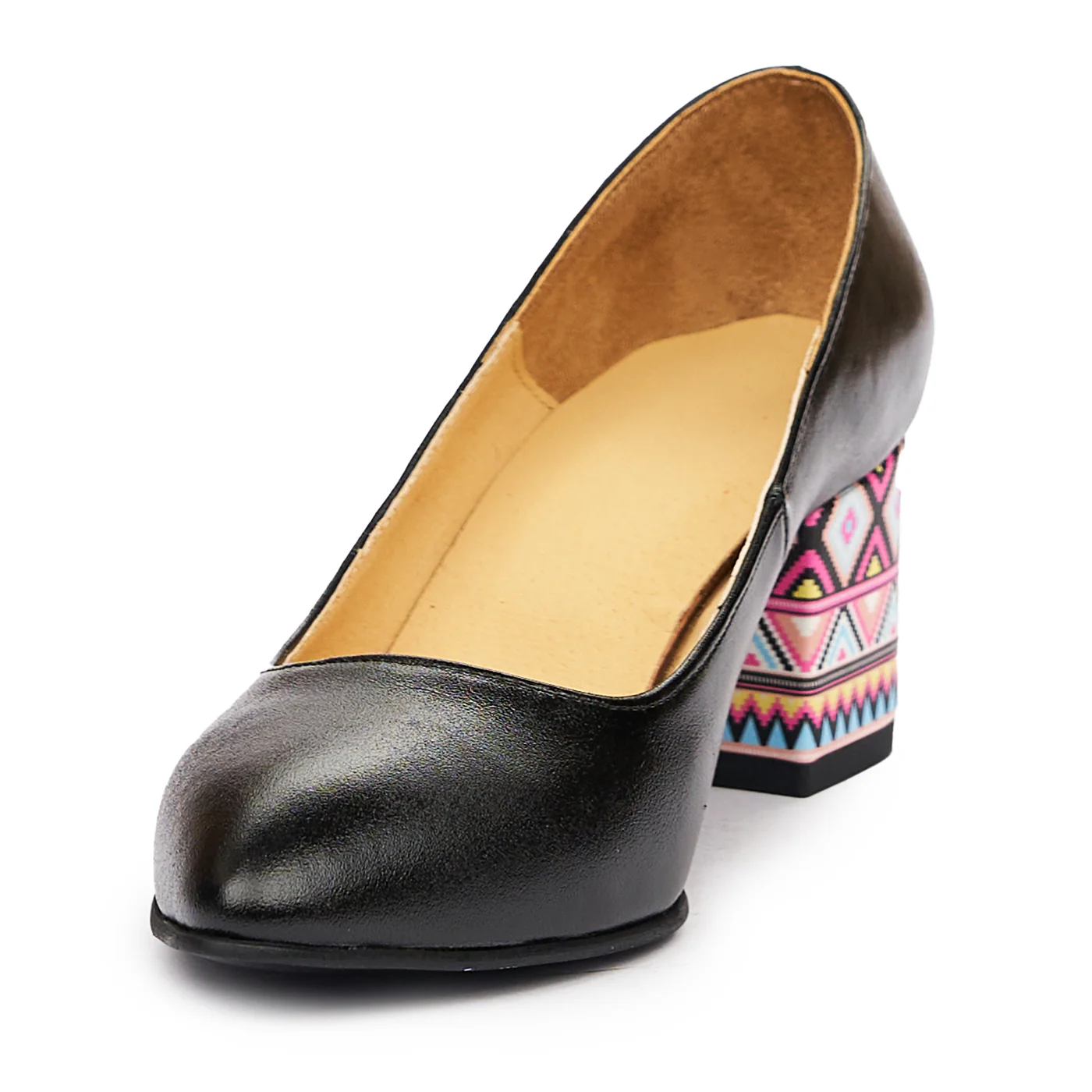 Pantofi dama din piele naturala neagra 9407 - Image 4