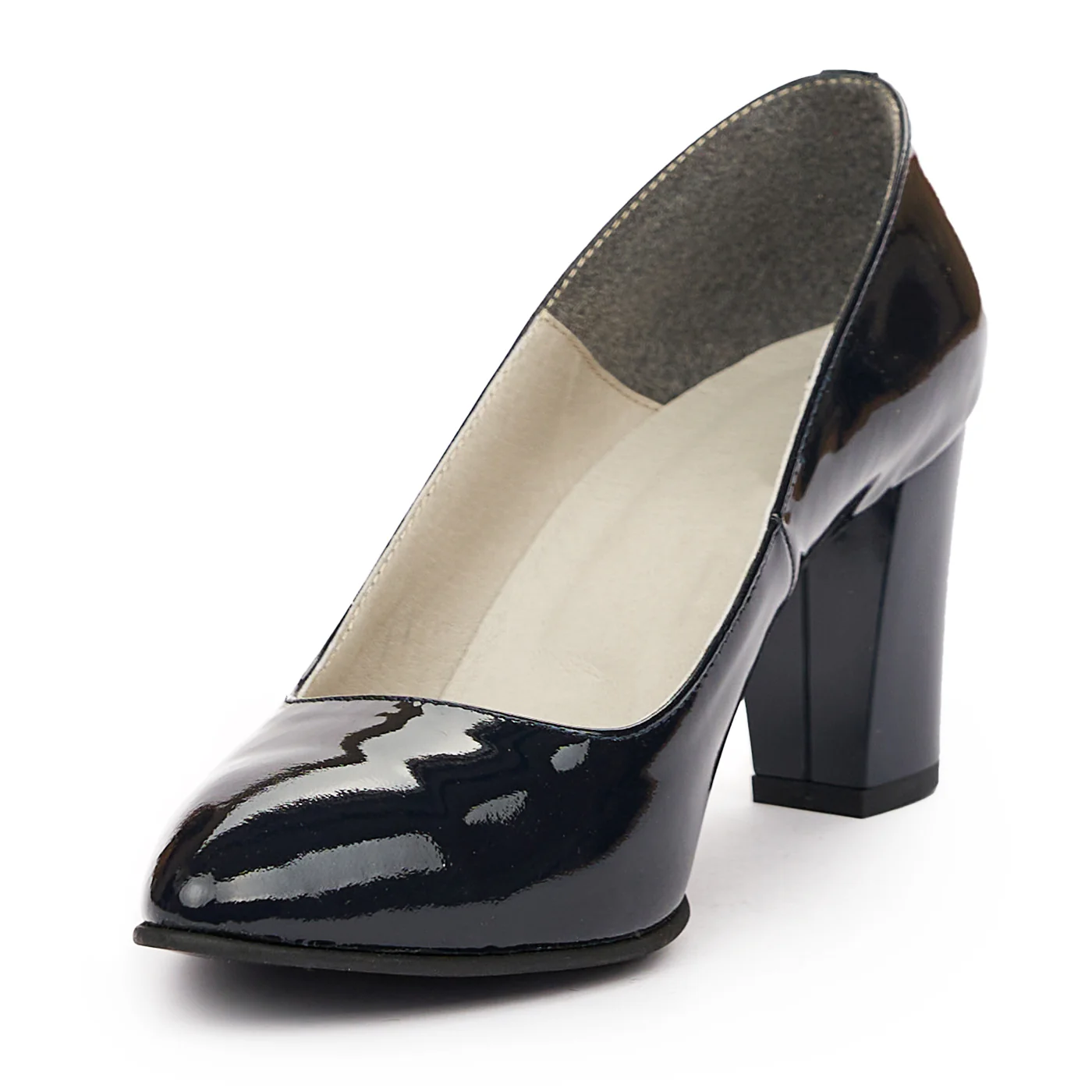 Pantofi dama din piele naturala neagra 9419 - Image 4