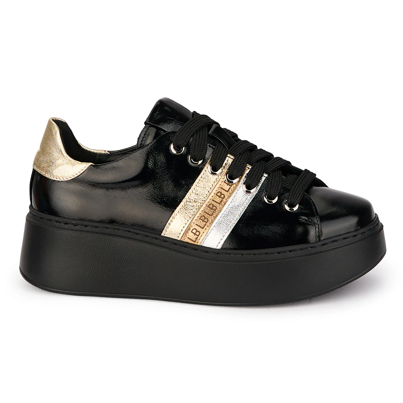 Pantofi dama din piele naturala neagra cu talpa inalta 5 cm 18471