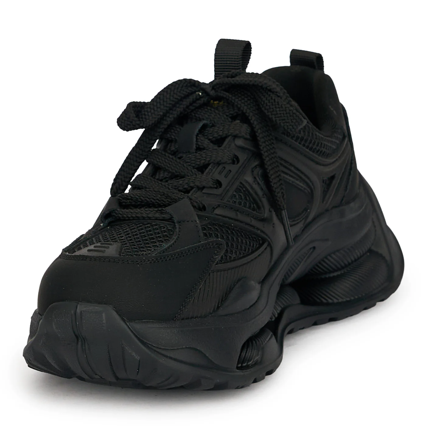 Pantofi dama din piele naturala neagra cu talpa inalta 5 cm 19061 - Image 3