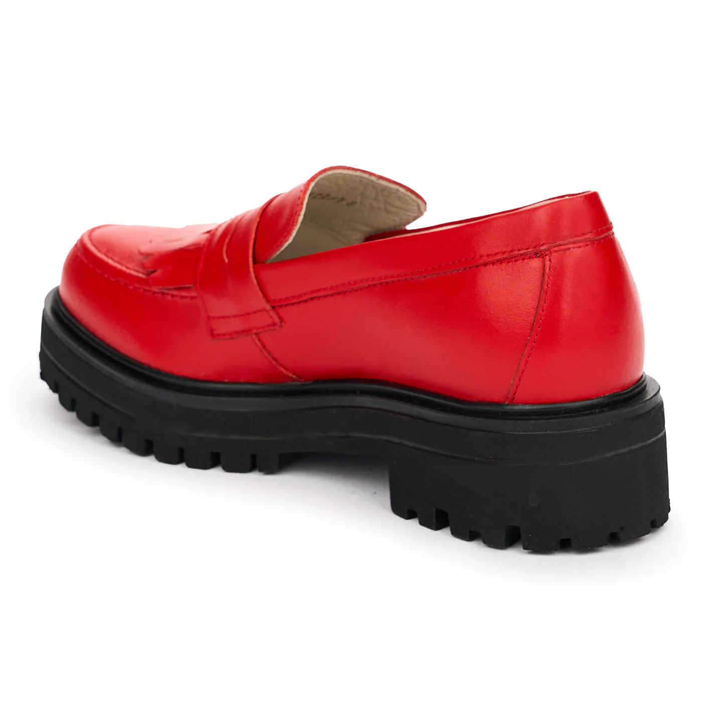 Pantofi Dama Din Piele Naturala Rosie 12974 - Image 2