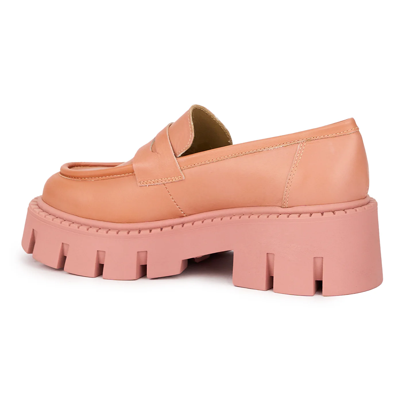 Pantofi dama din piele naturala roz 15347 - Image 2