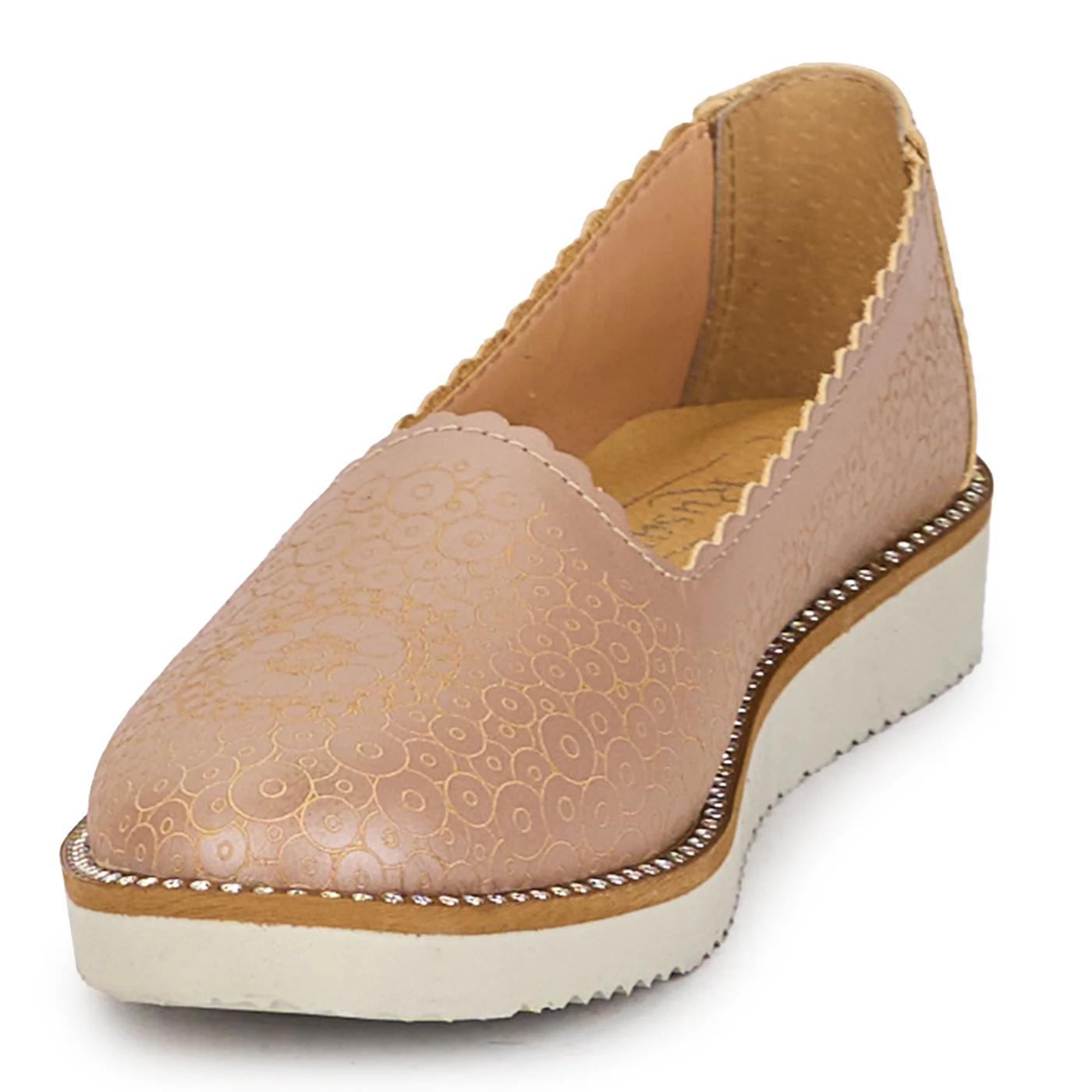 Pantofi dama din piele naturala roz pal 18148 - Image 3