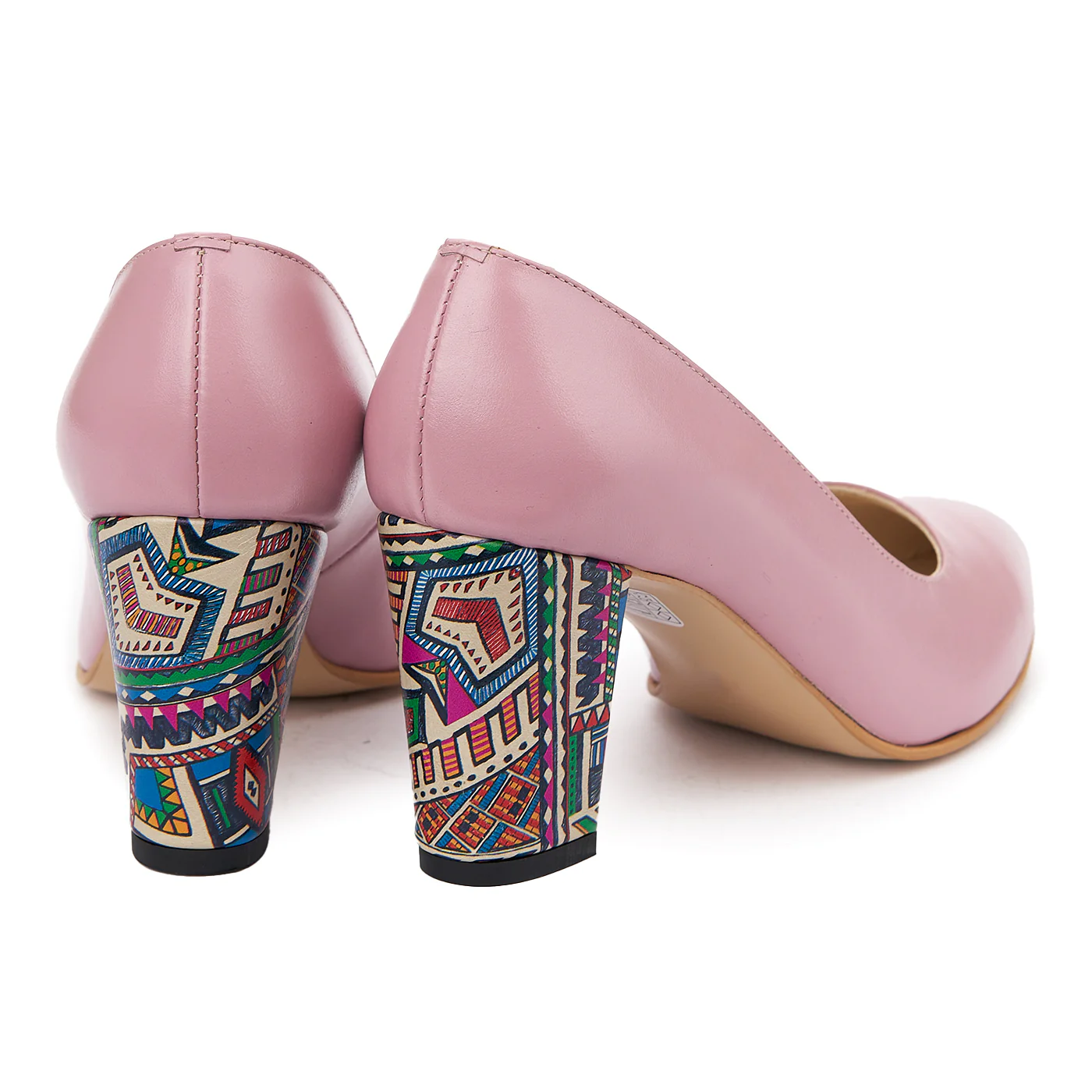 Pantofi dama din piele naturala roze 4934 - Image 2