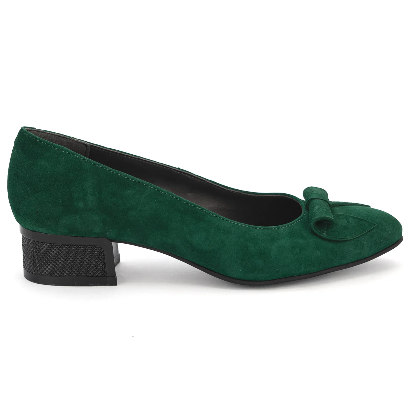 Pantofi dama din piele naturala verde 14036