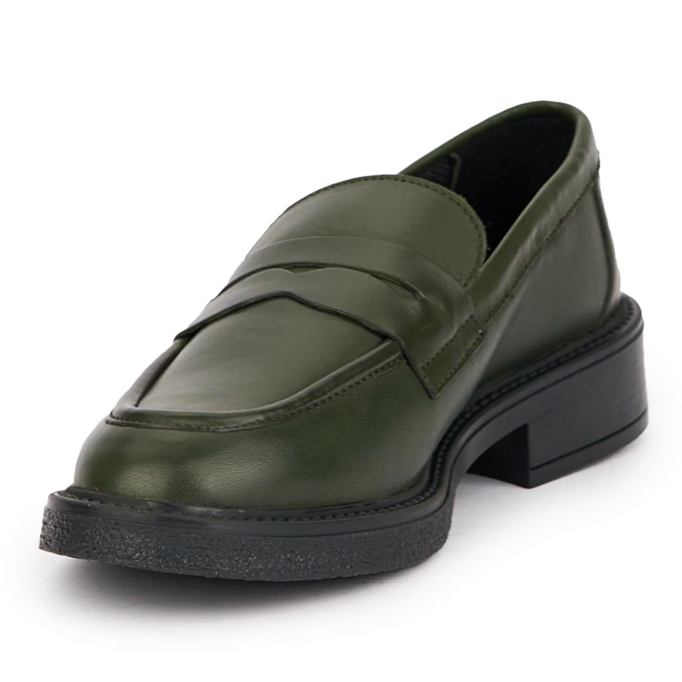 Pantofi dama din piele naturala verde 16932 - Image 3