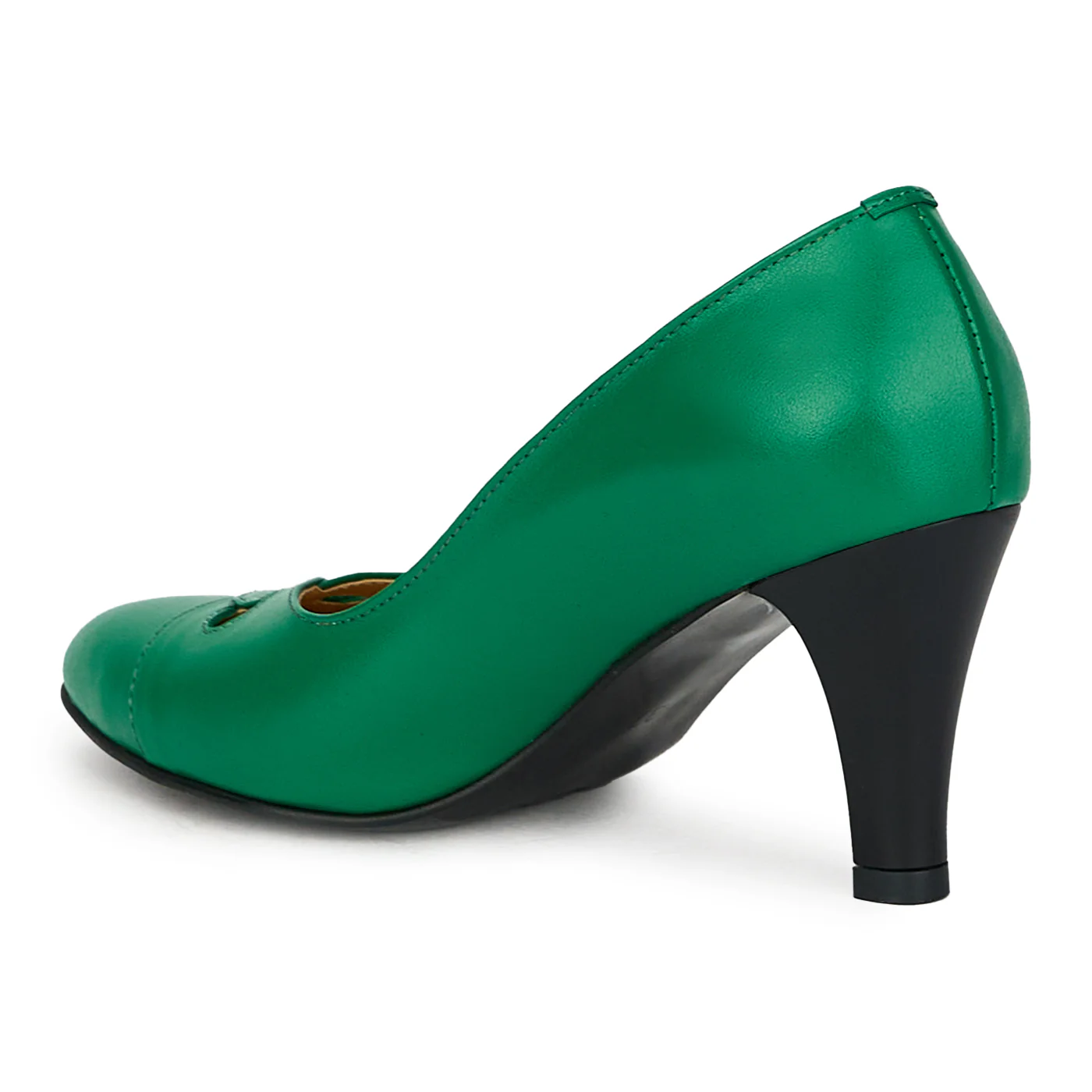 Pantofi dama din piele naturala verde 17604 - Image 3