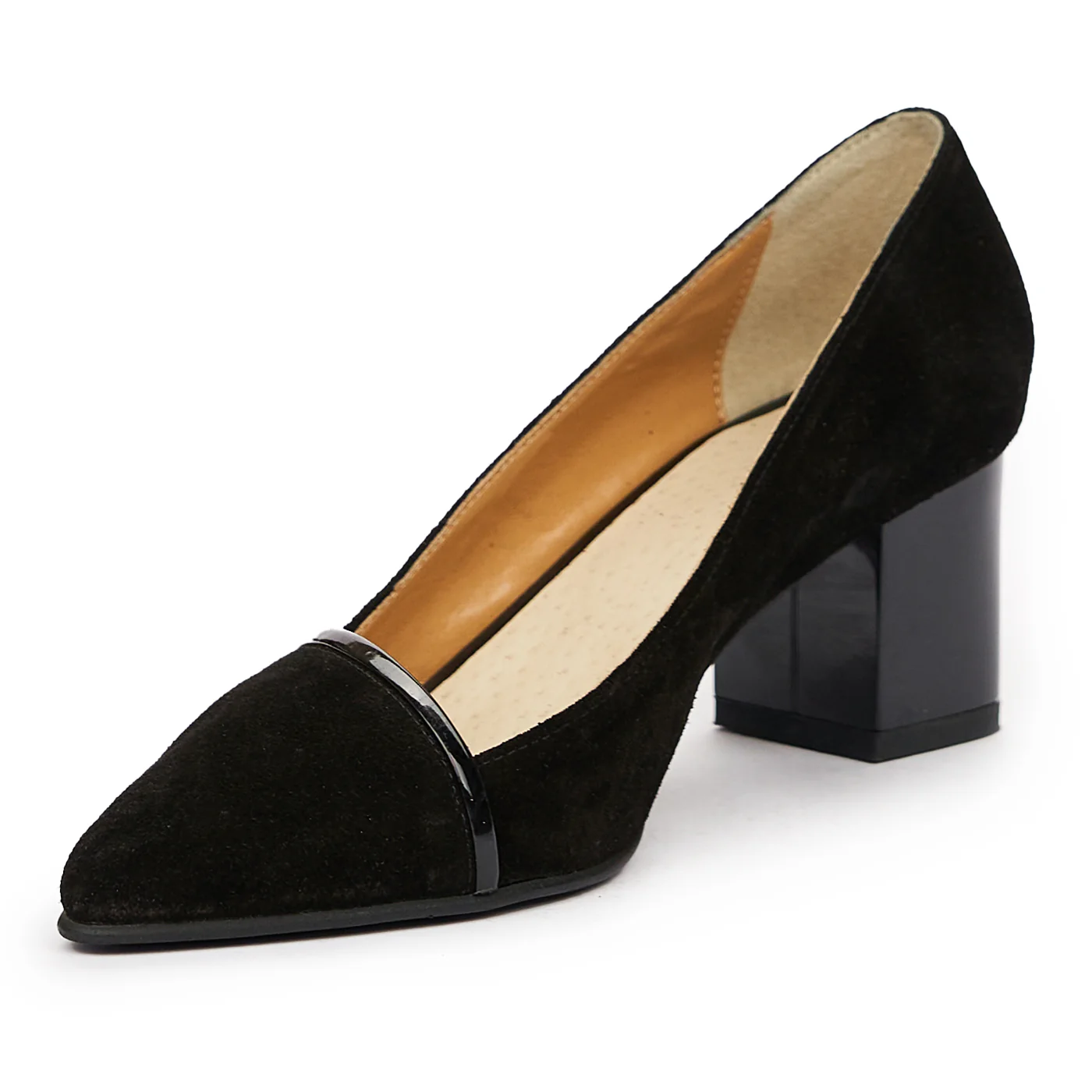 Pantofi dama din piele neagra 9369 - Image 4