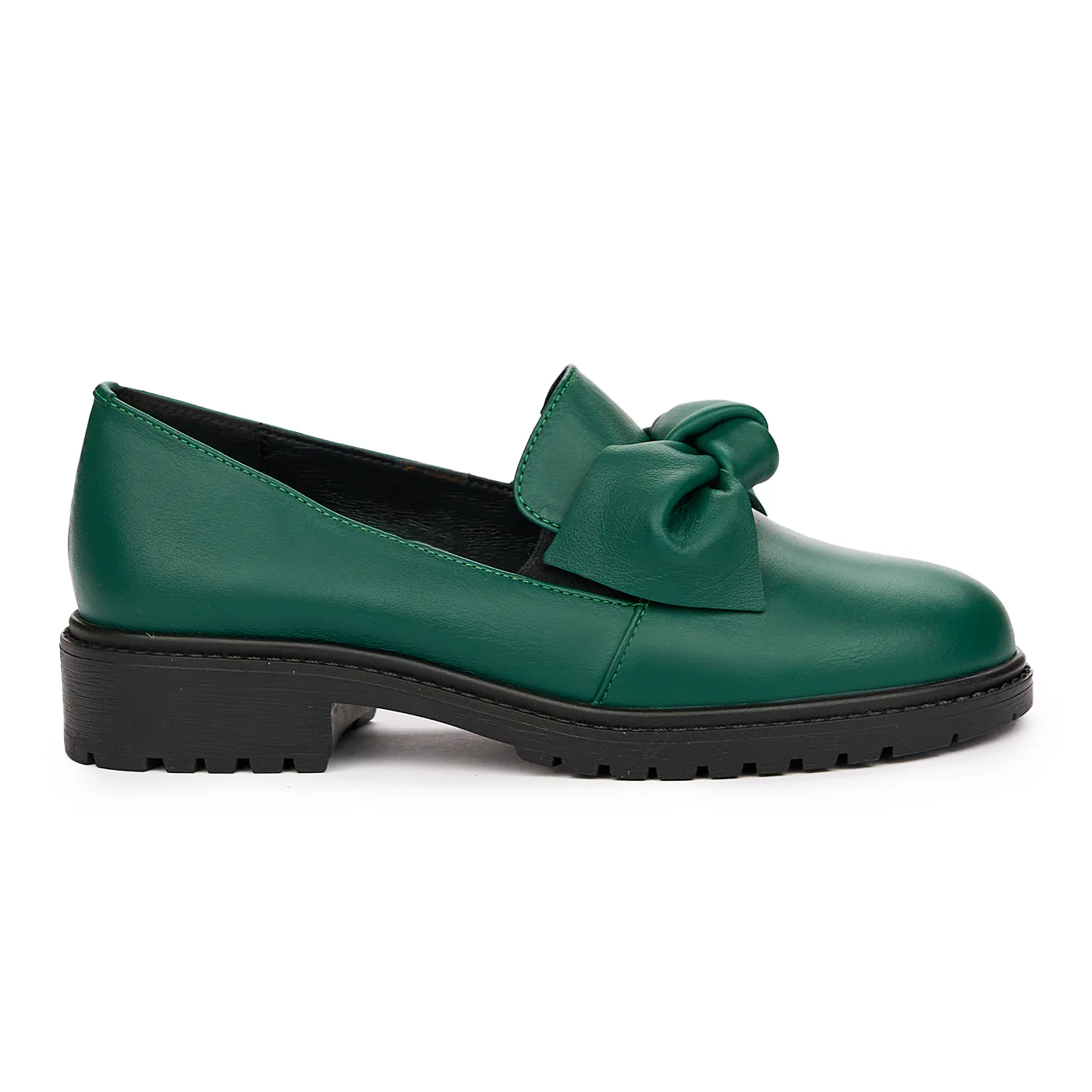 Pantofi dama piele cu funda 8115