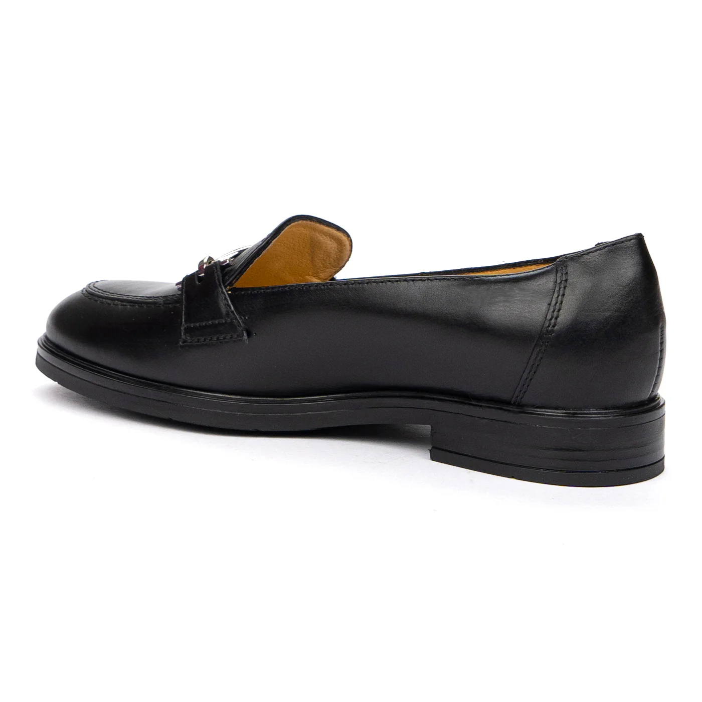 Pantofi Dama Piele Eleganti cu Toc 2.5 Cm Negri 8535 - Image 3