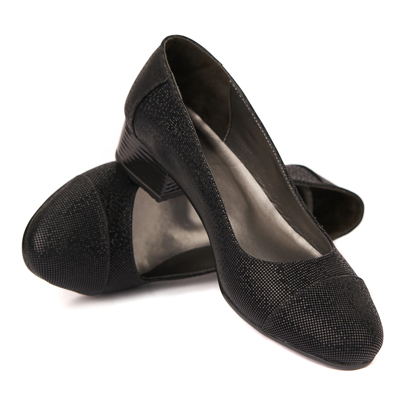 Pantofi dama piele naturala cu toc mic 1629 - Image 4