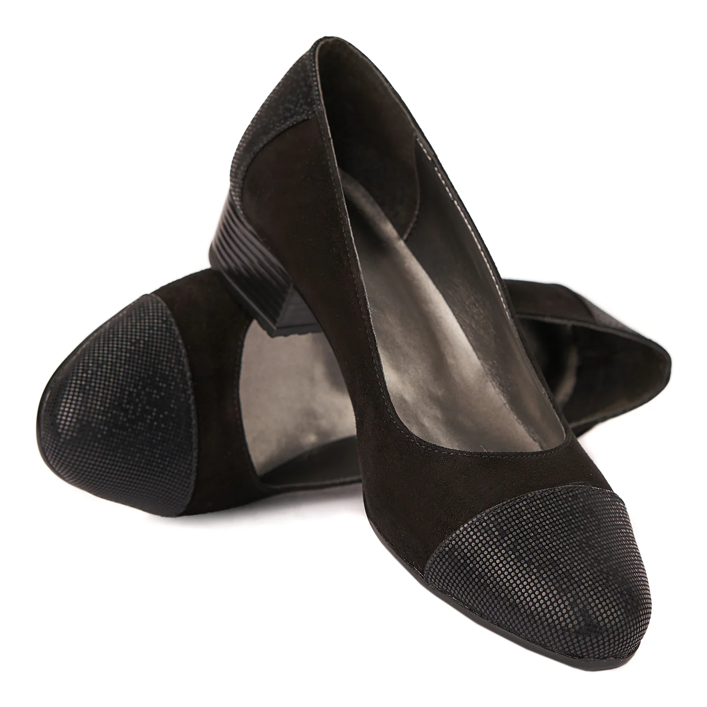 Pantofi dama piele naturala cu toc mic 1630 - Image 4
