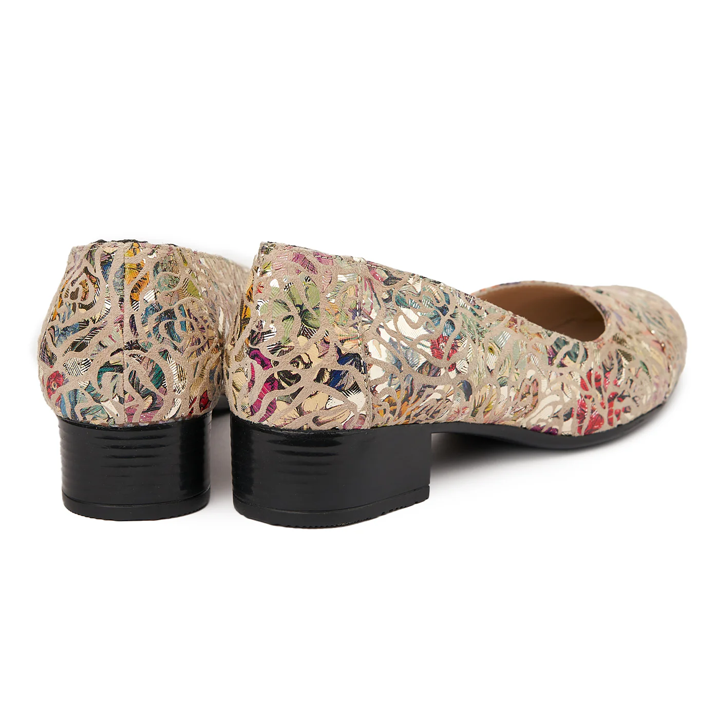 Pantofi dama piele naturala cu toc mic 4756 - Image 2