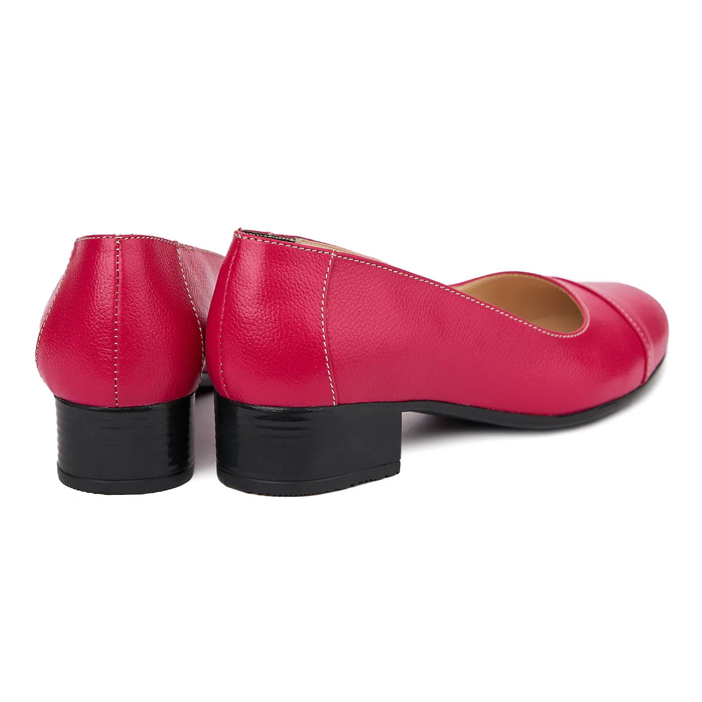 Pantofi dama piele naturala cu toc mic 4907 - Image 2