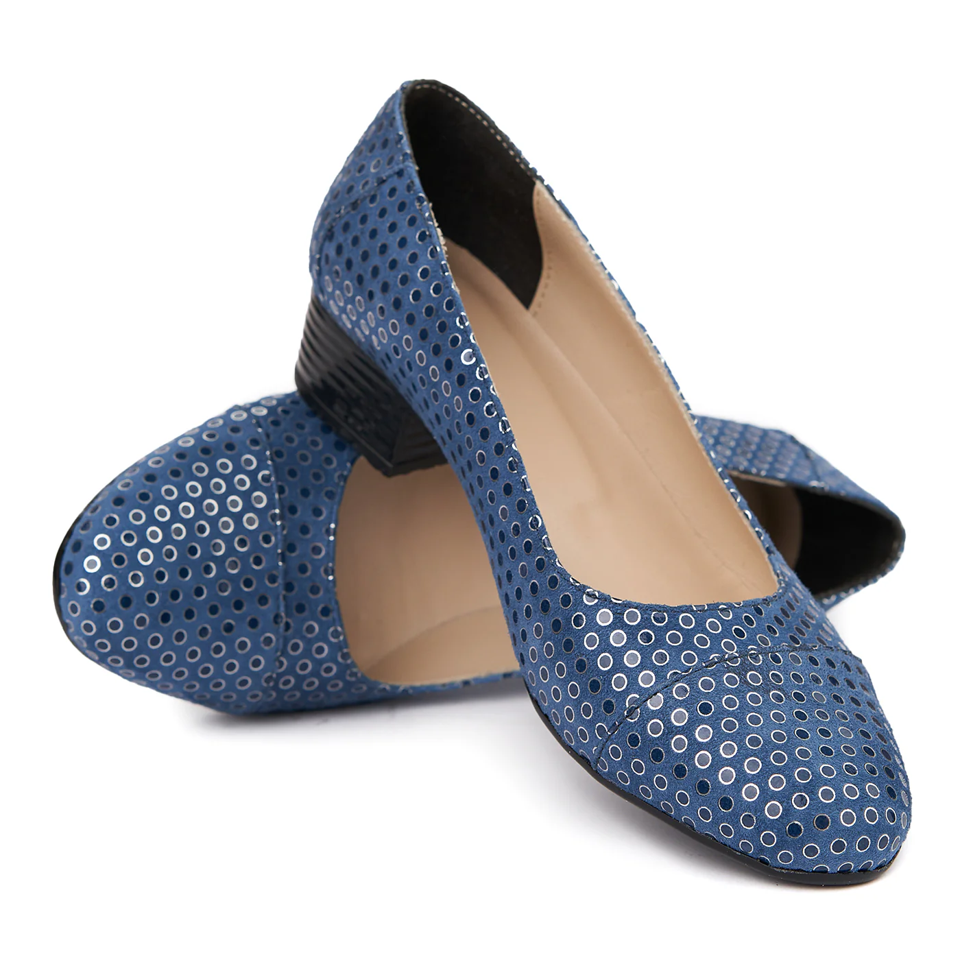 Pantofi dama piele naturala cu toc mic 4908 - Image 3