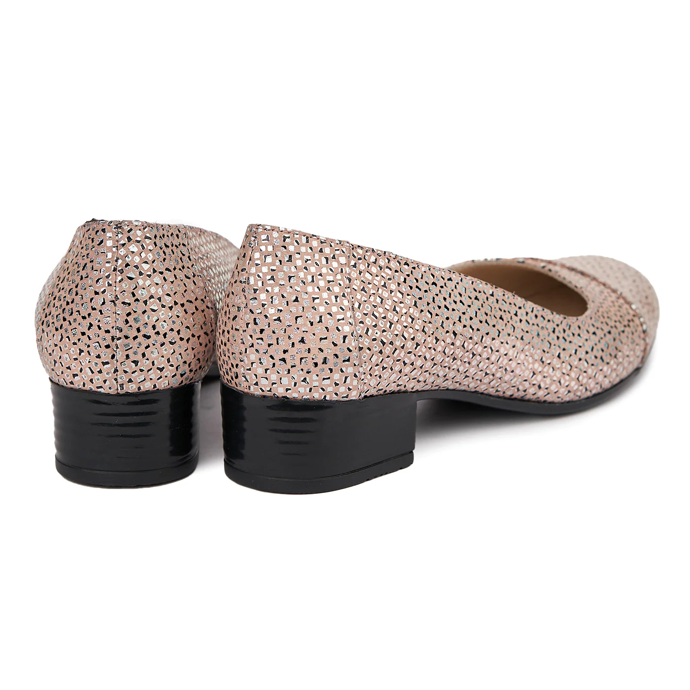 Pantofi dama piele naturala cu toc mic 4909 - Image 4