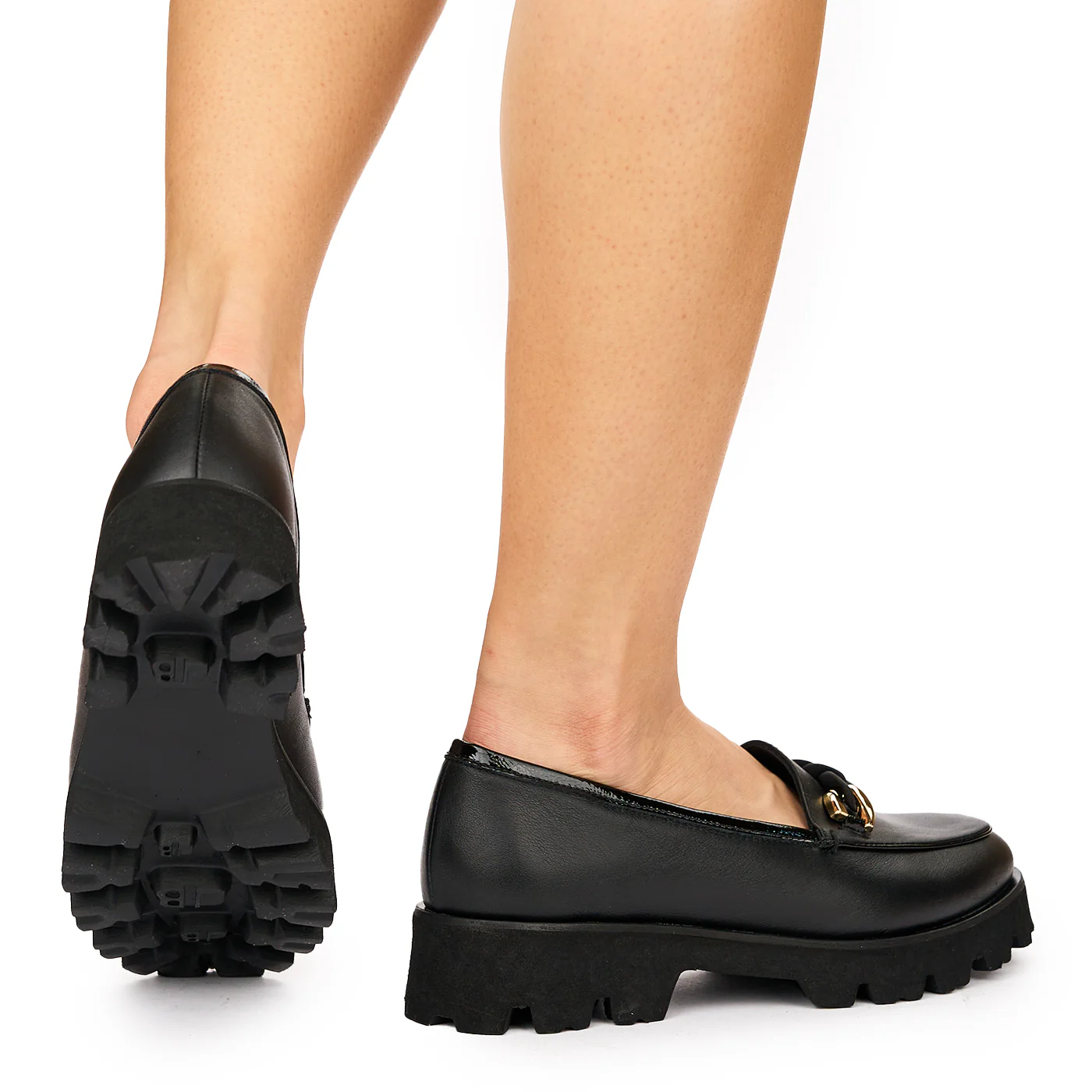 Pantofi dama piele naturala neagra 8090 - Image 4