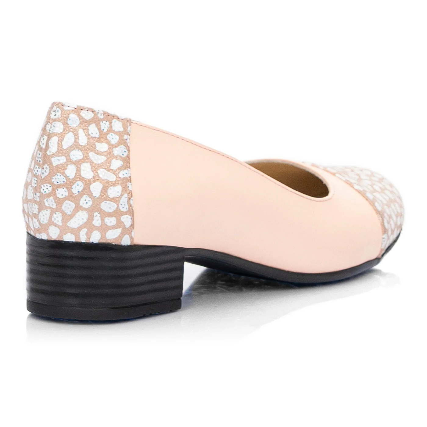 Pantofi dama piele naturala roz 1530 - Image 2