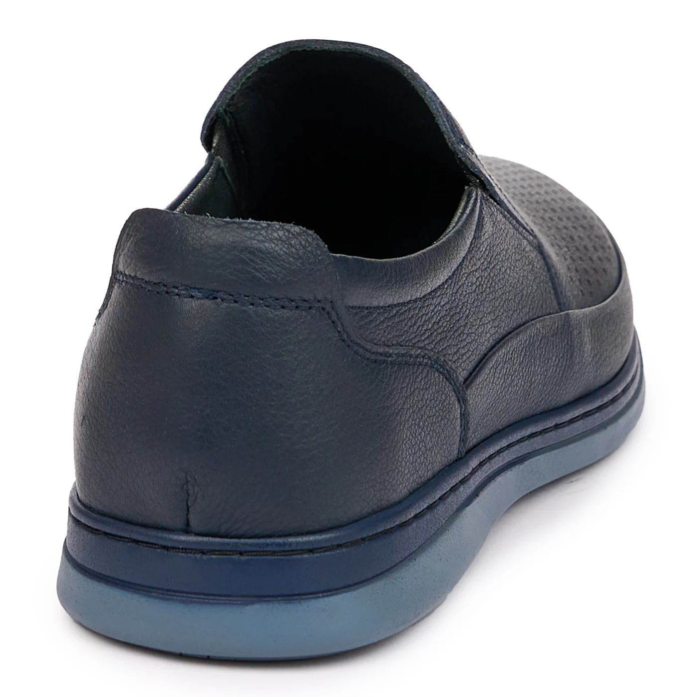 Pantofi de Piele Naturala Barbati Casual Bleumarin 7317 - Image 2
