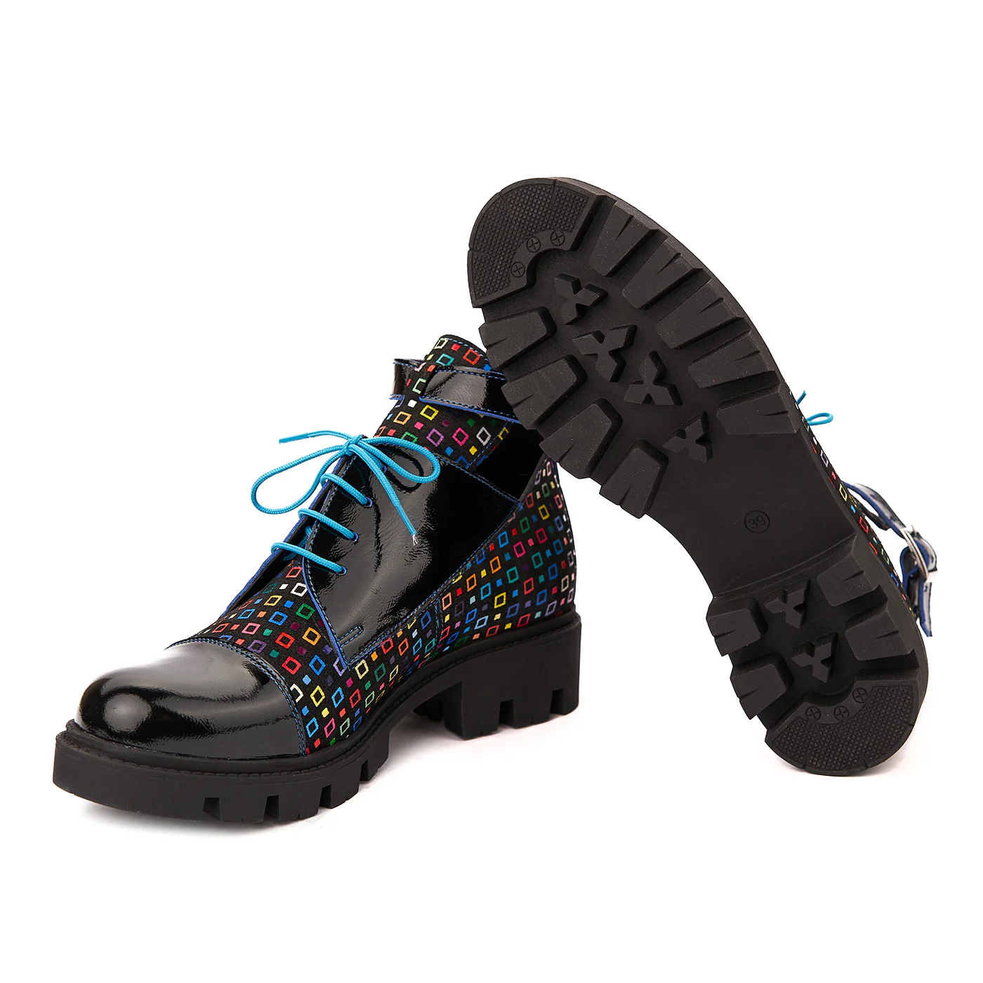 Pantofi din Piele Lacuita Dama Casual 1604 - Image 3