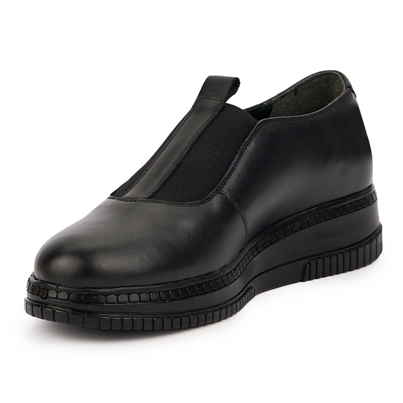 Pantofi din Piele Naturala Dama Casual cu Talpa 4 Cm 8555 - Image 3