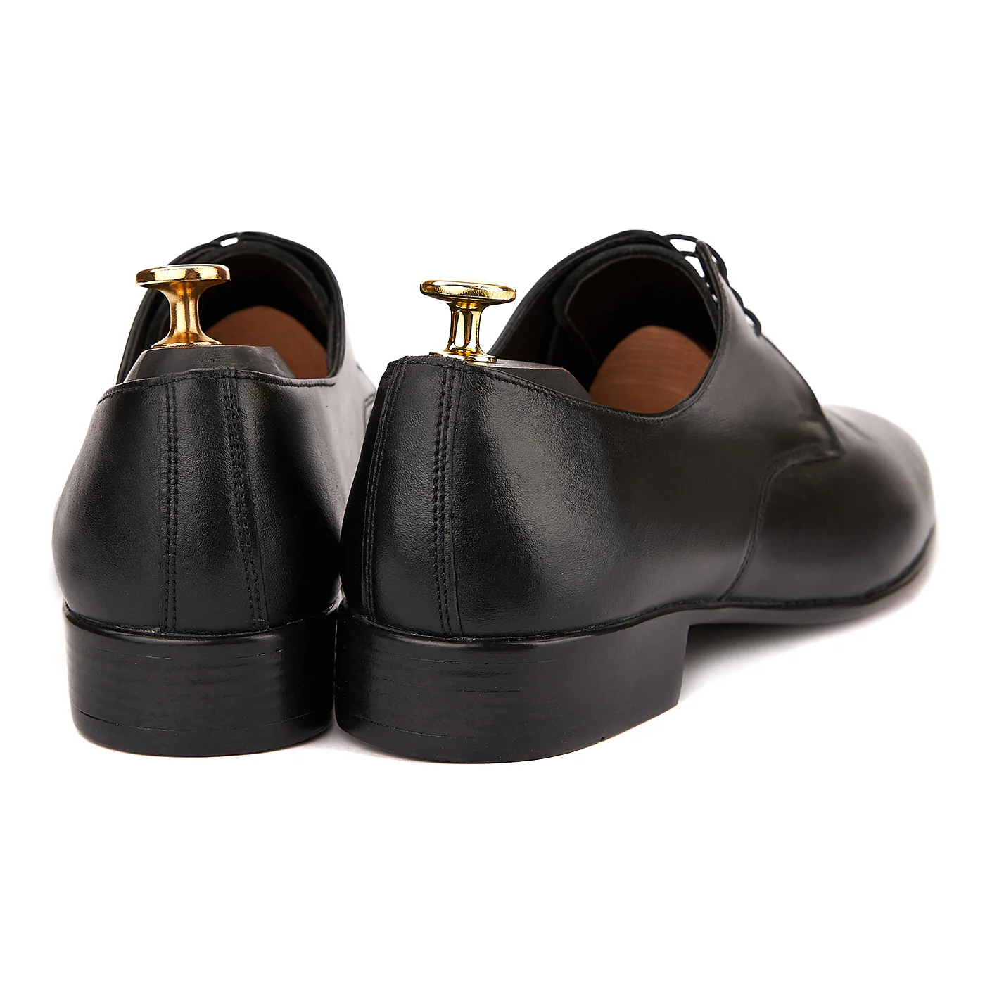 Pantofi din piele naturala neagra 0194 - Image 2