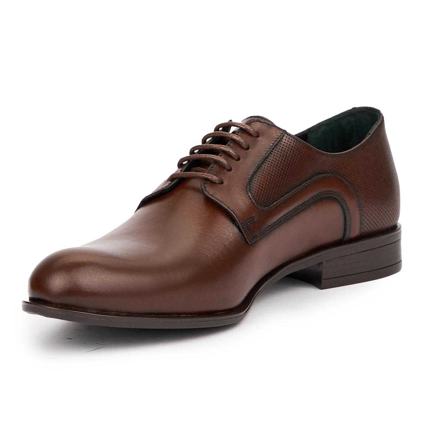 Pantofi eleganti barbati din piele naturala maro 7549 - Image 3