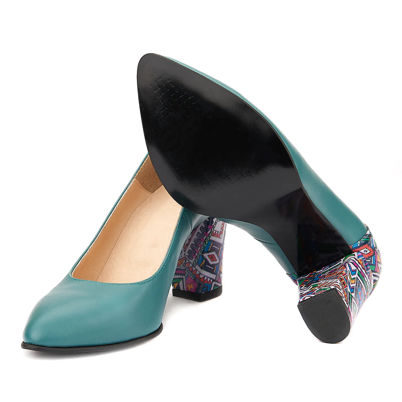 Pantofi Eleganti din Piele Naturala 4046 - Image 3