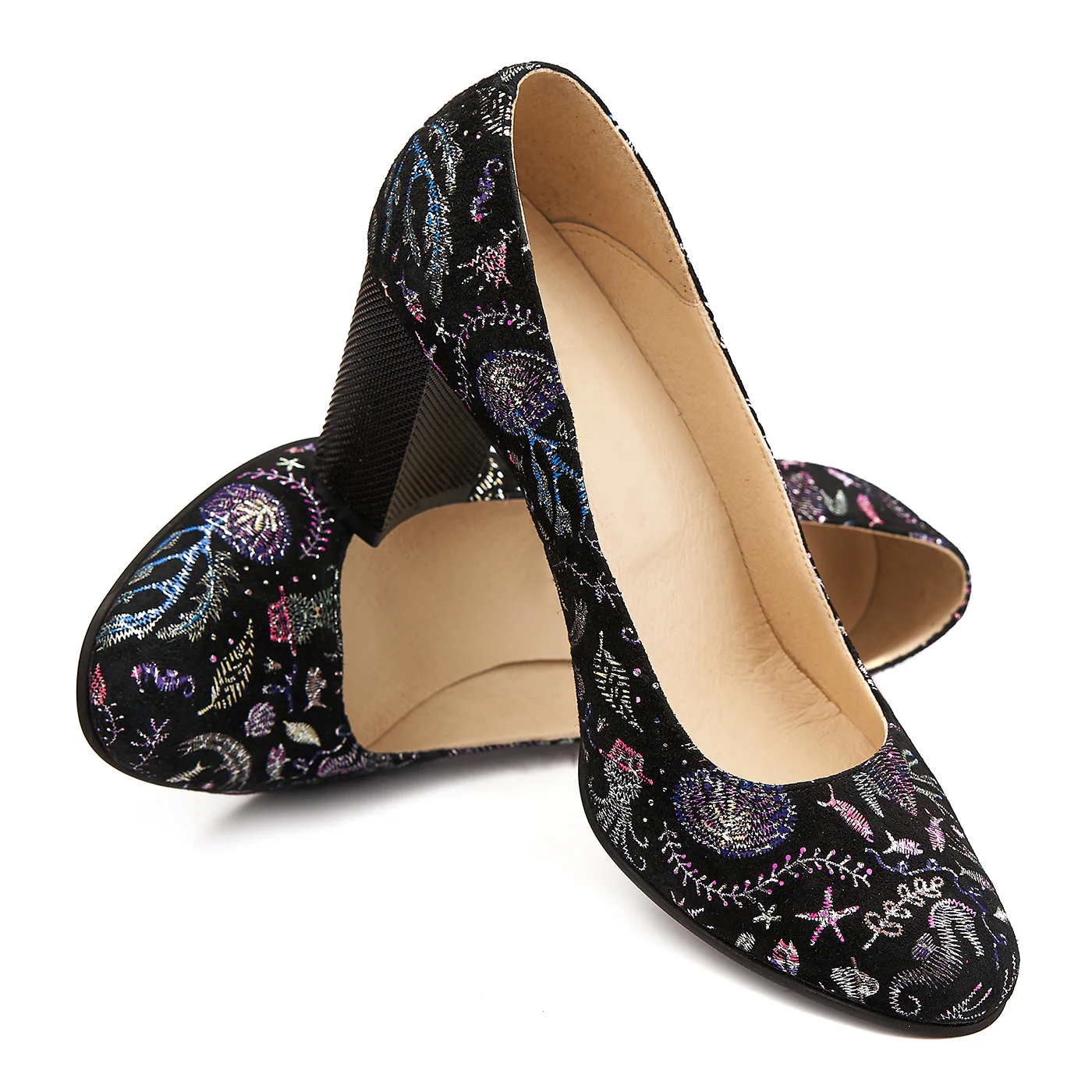 Pantofi eleganti din piele naturala neagra cu model 4086 - Image 4