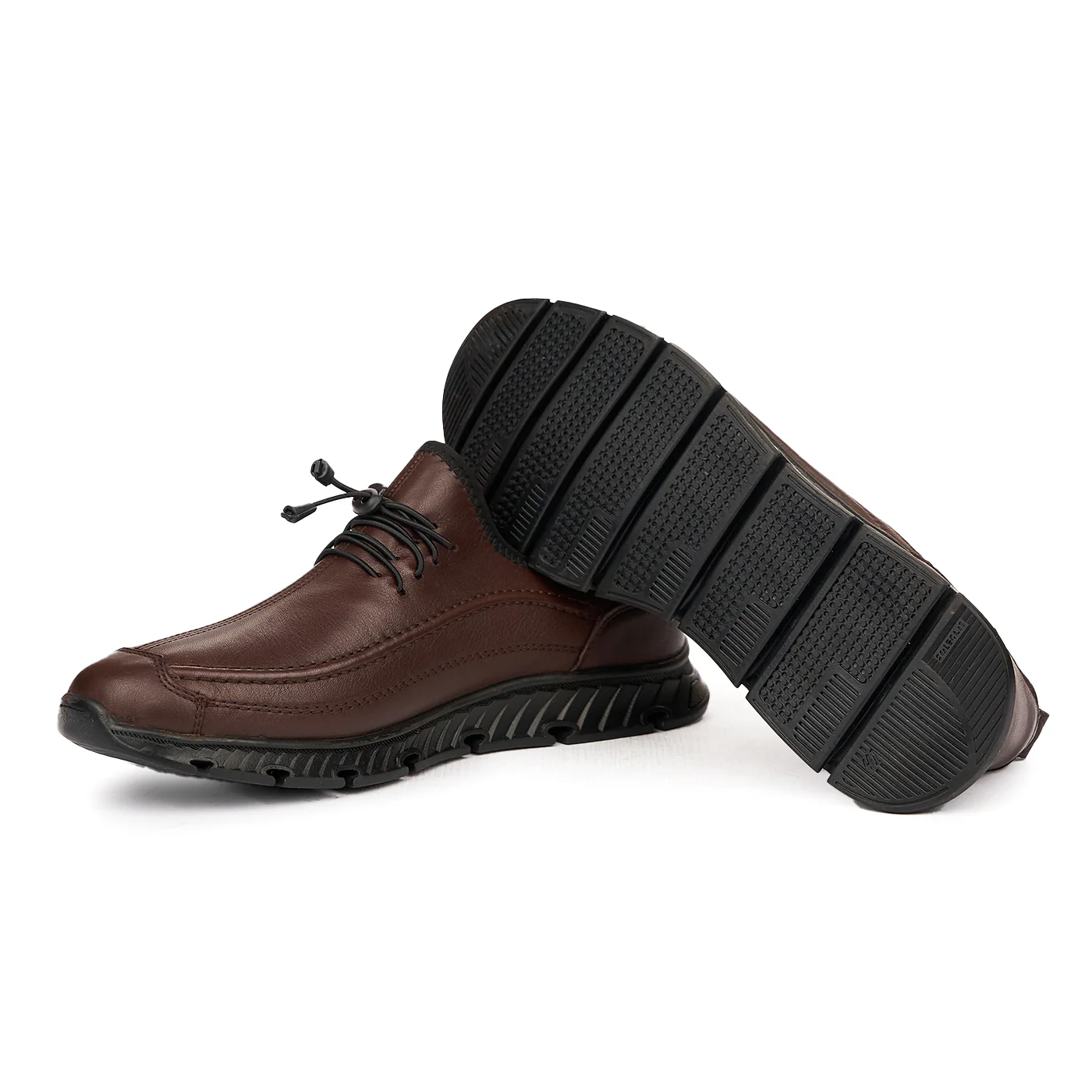 Pantofi Iarna Barbati Piele Naturala Imblaniti Casual Maro 7063 - Image 3