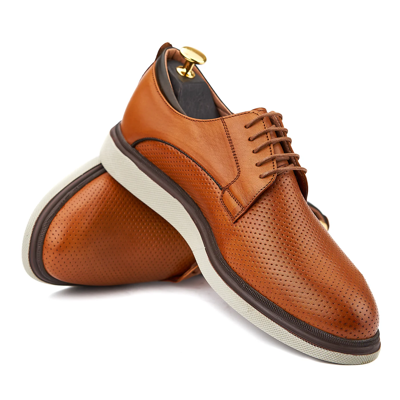 Pantofi Maro Barbati Casual din Piele Naturala 082 - Image 4