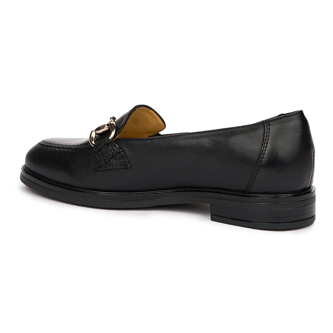 Pantofi Negri Eleganti Dama din Piele Naturala, Toc 2.5 Cm 10121 - Image 3