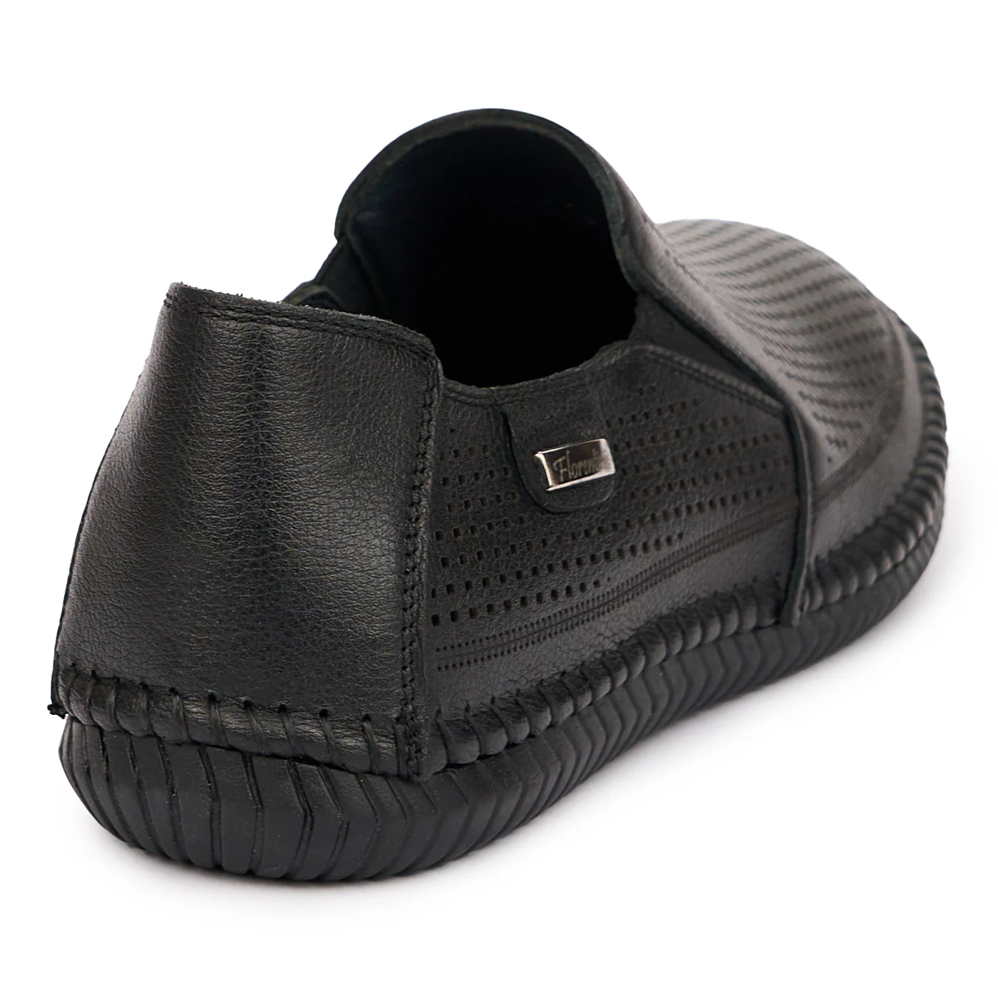 Pantofi Negri Piele Barbati Casual 7311 - Image 2