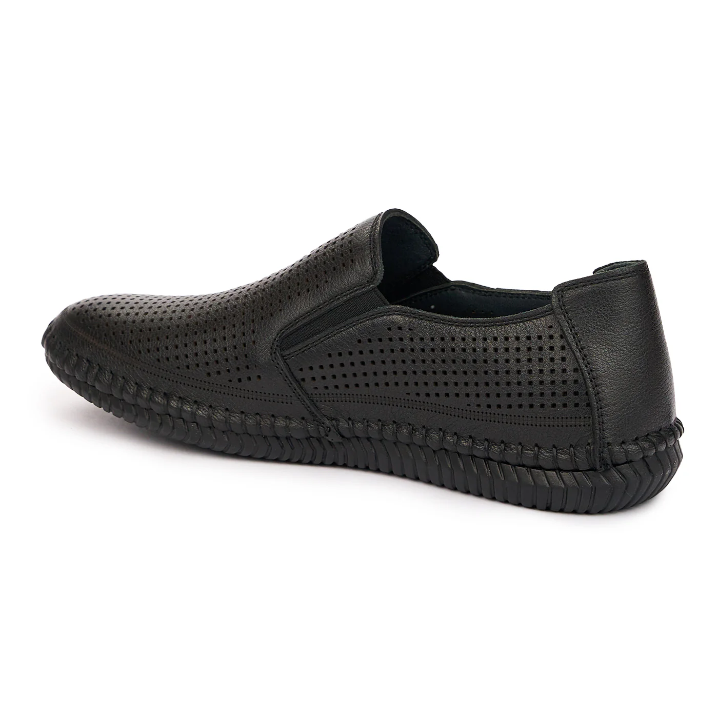 Pantofi Negri Piele Barbati Casual 7311 - Image 3