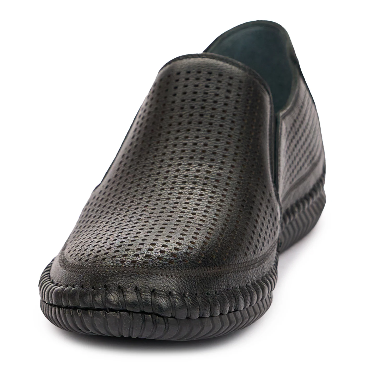 Pantofi Negri Piele Barbati Casual 7311 - Image 4