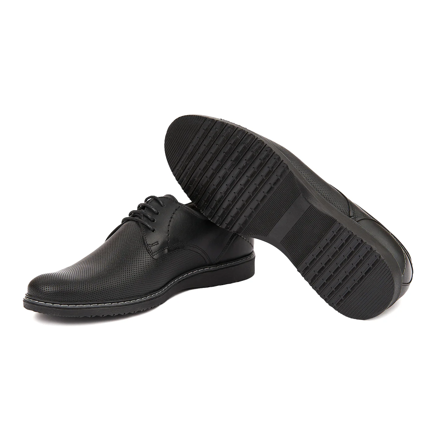 Pantofi Negri Piele Naturala Casual 0221 - Image 3