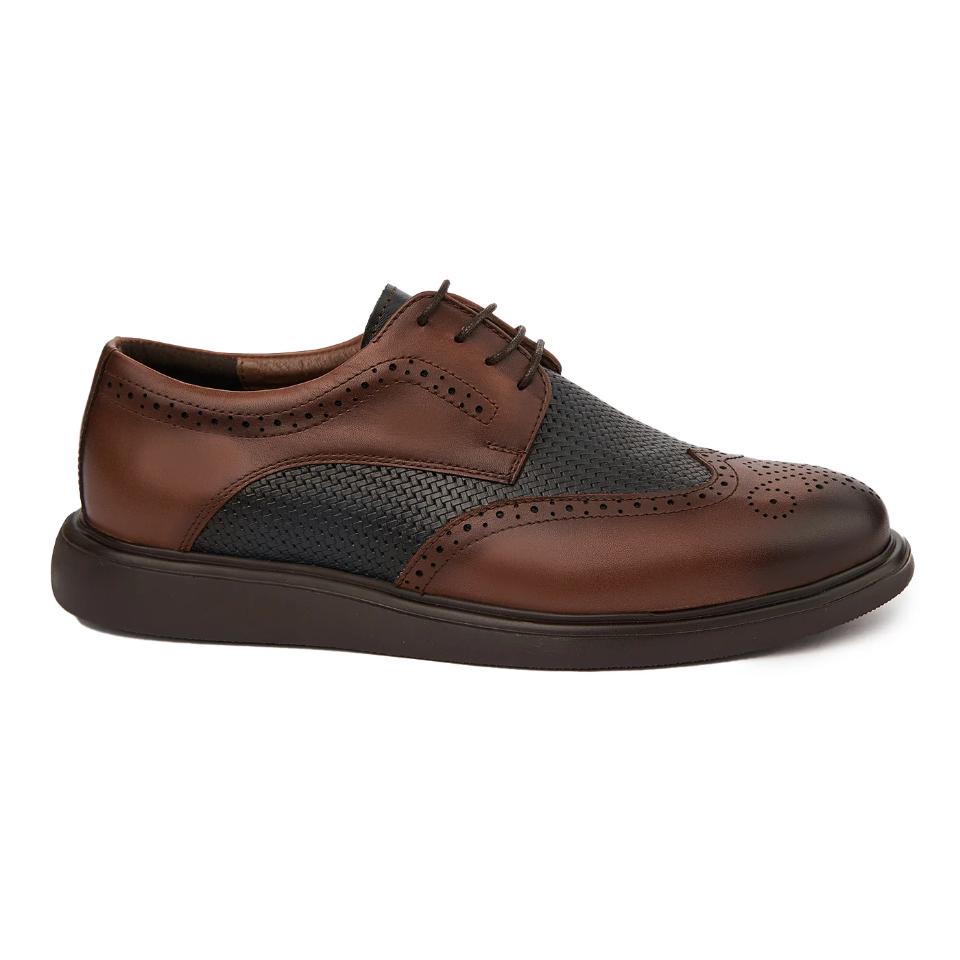 Pantofi Piele Maro Barbati Casual 0238