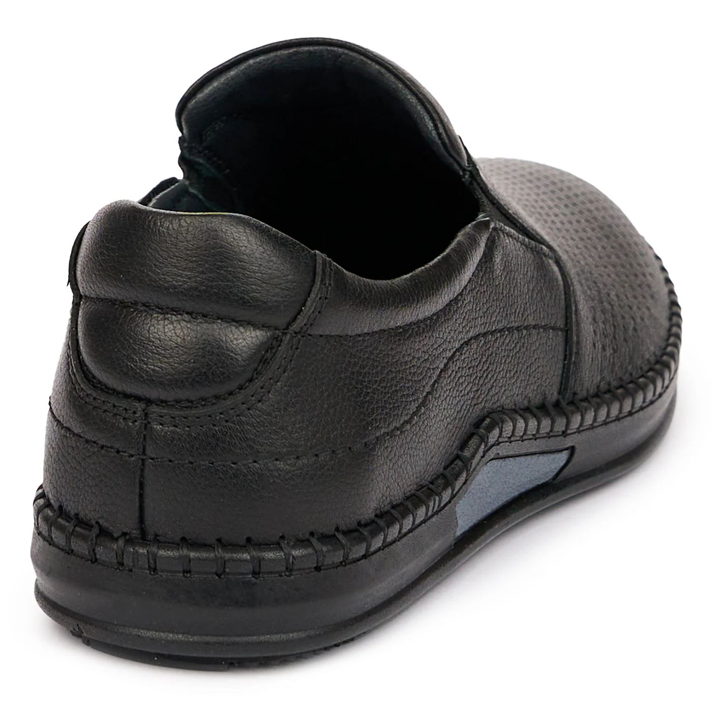 Pantofi Piele Naturala Barbati Casual Negri 7313 - Image 2