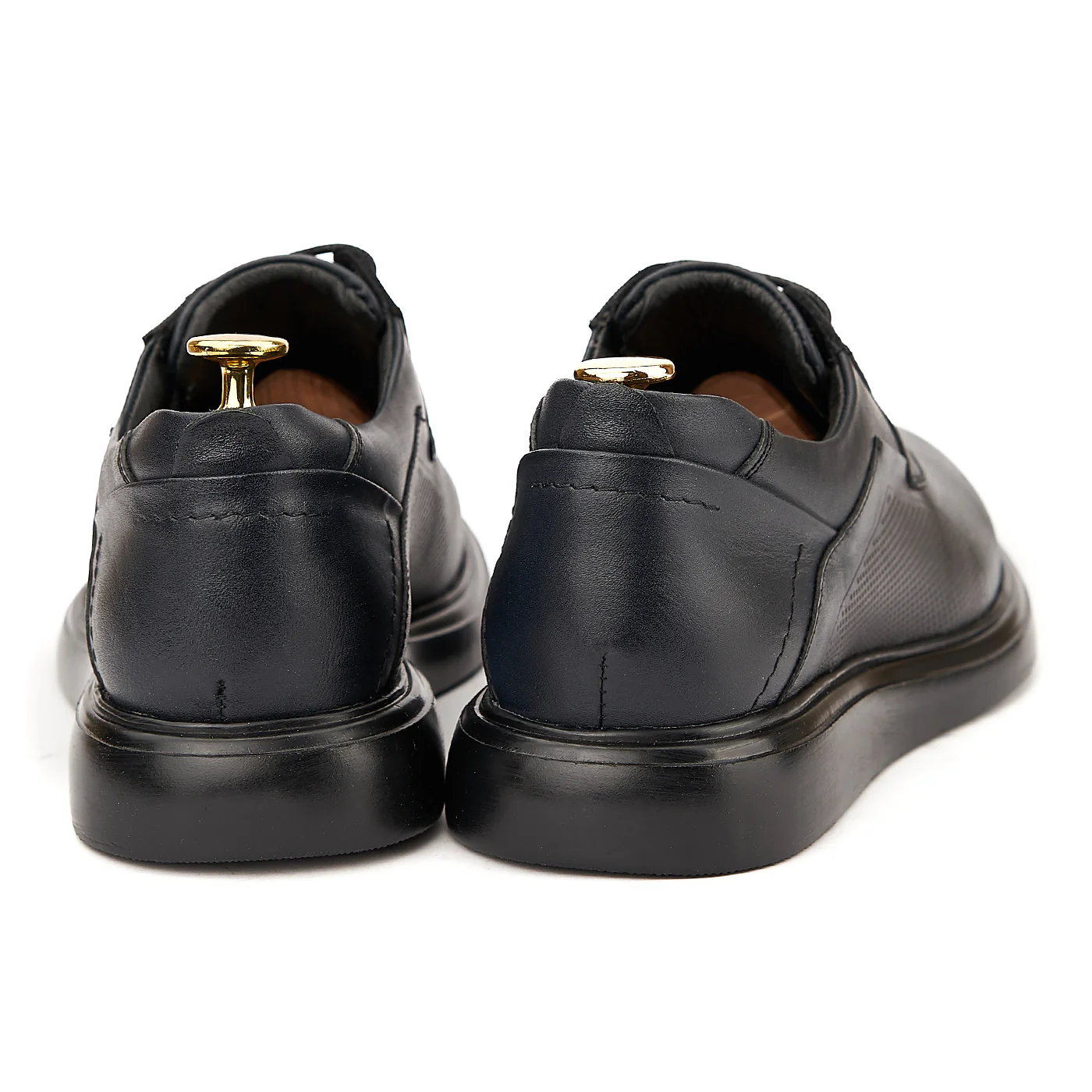 Pantofi Piele Naturala Casual Barbati Bleumarin 070 - Image 2