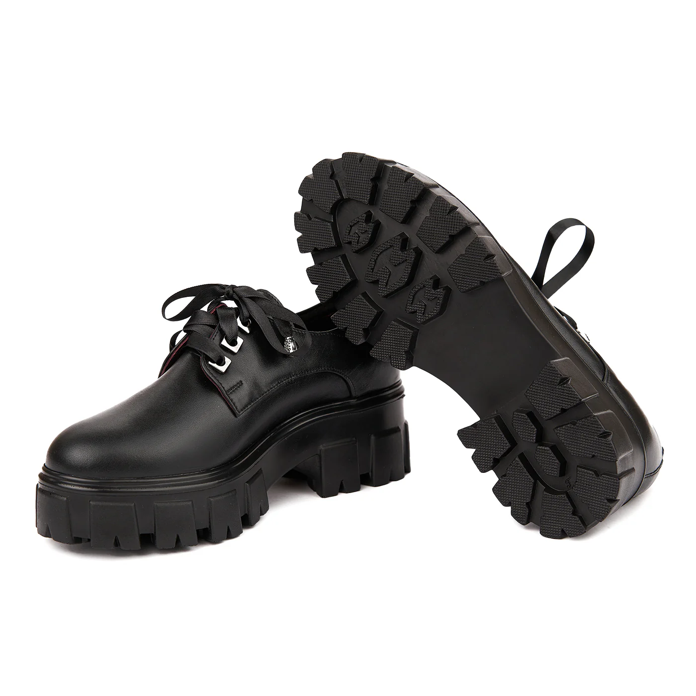 Pantofi Piele Naturala  cu talpa groasa 1665 - Image 3