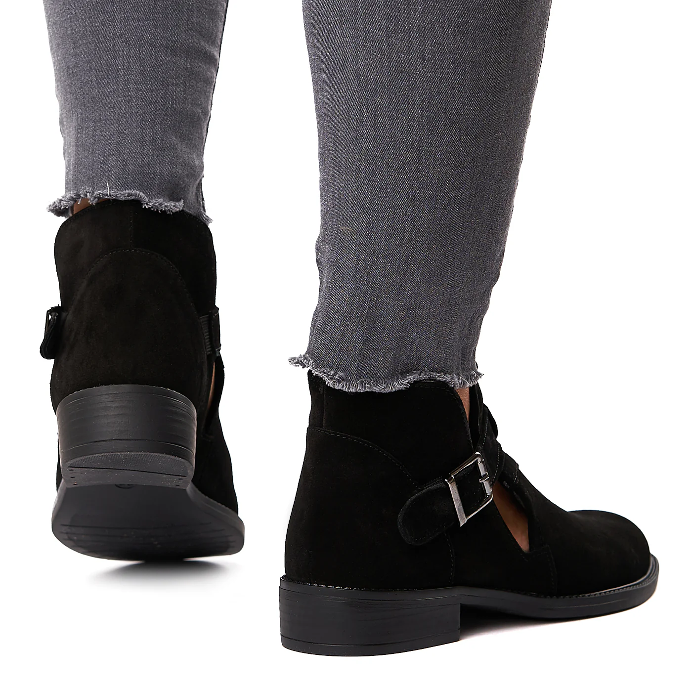 Pantofi Piele Naturala neagra 1588 - Image 4