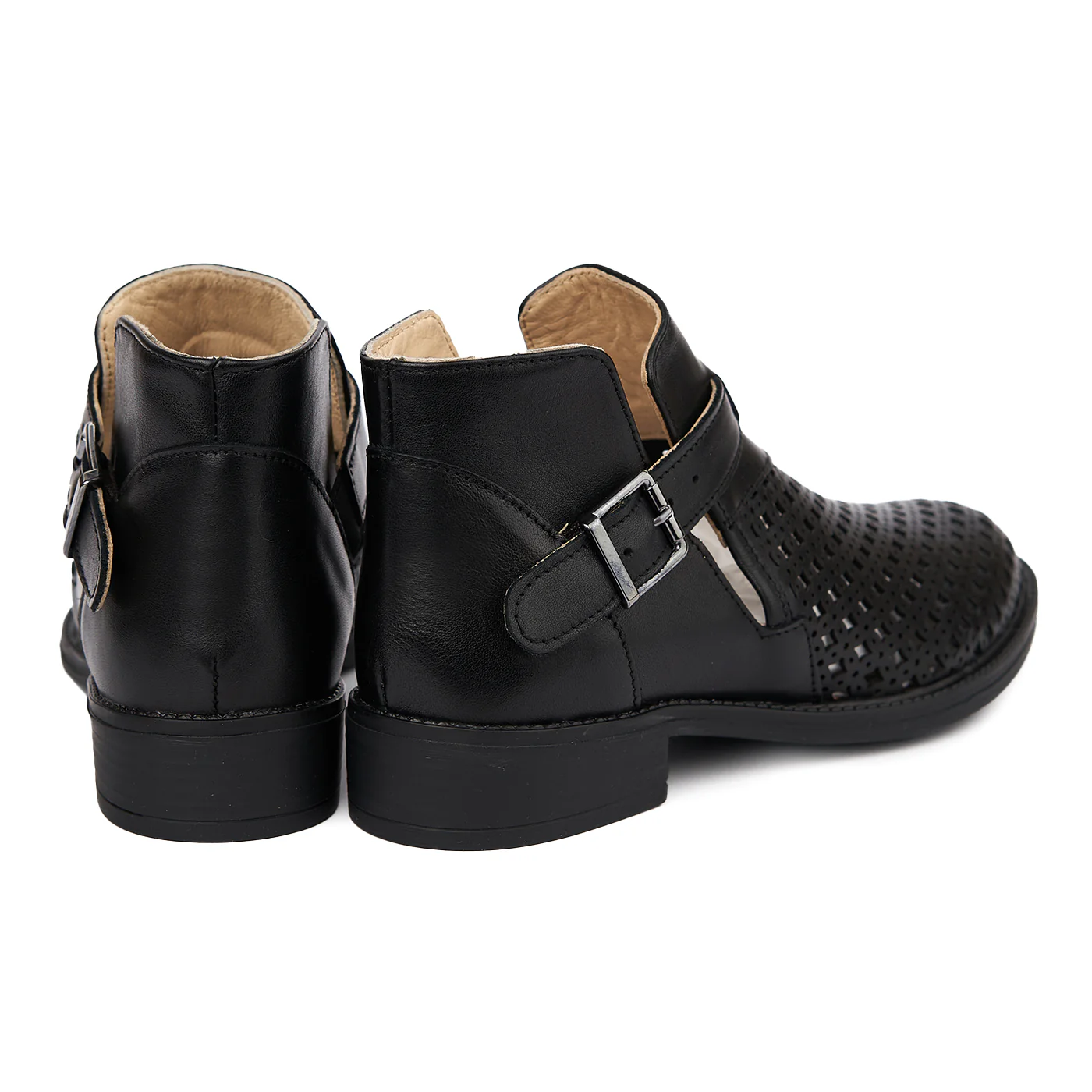 Pantofi Piele Naturala neagra 1845 - Image 2