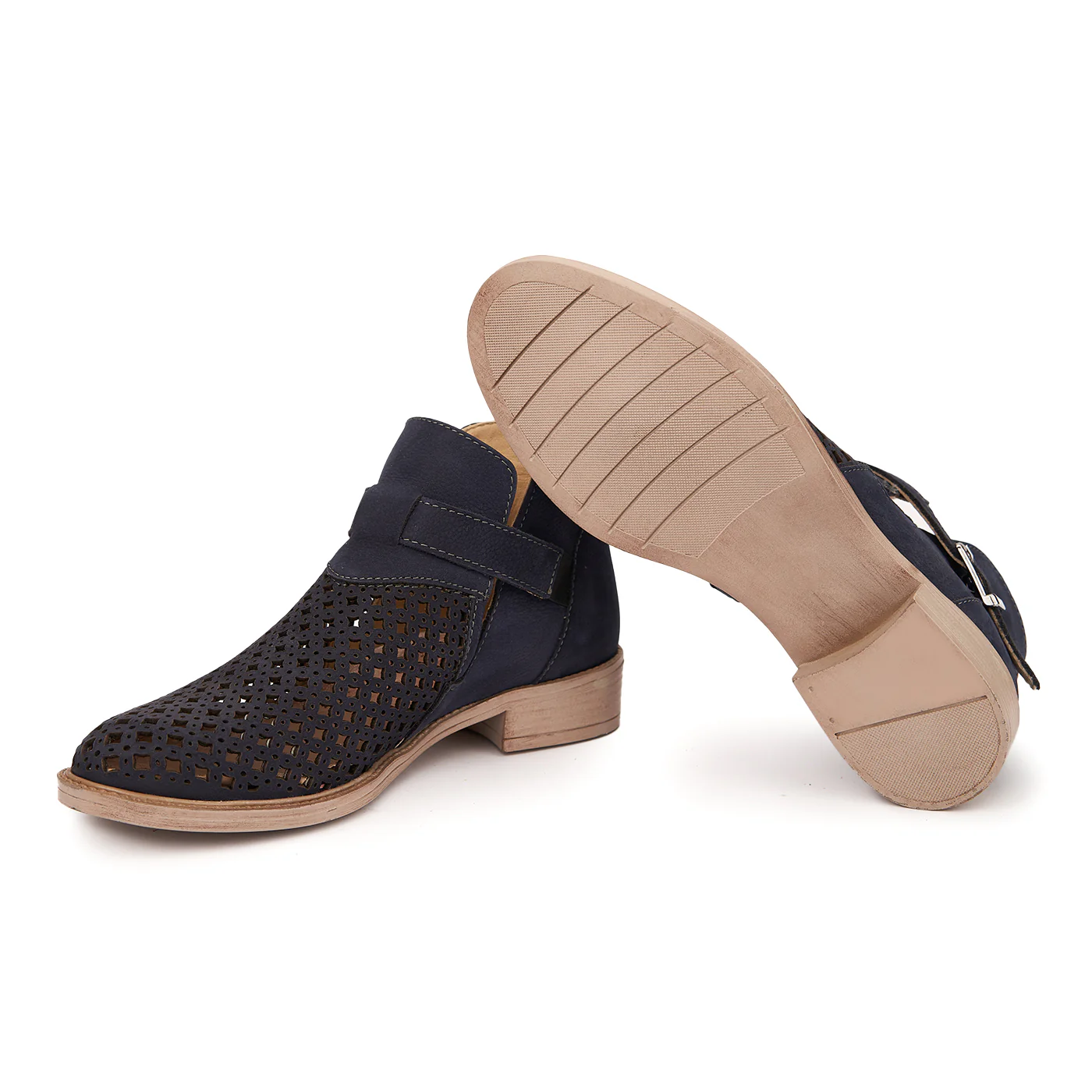 Pantofi Piele Naturala perforata 1919 - Image 3