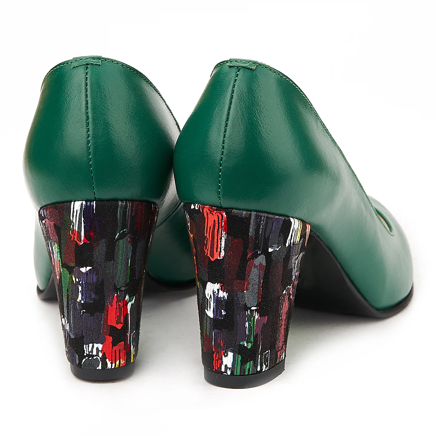 Pantofi Piele Naturala Verde 4002 - Image 2