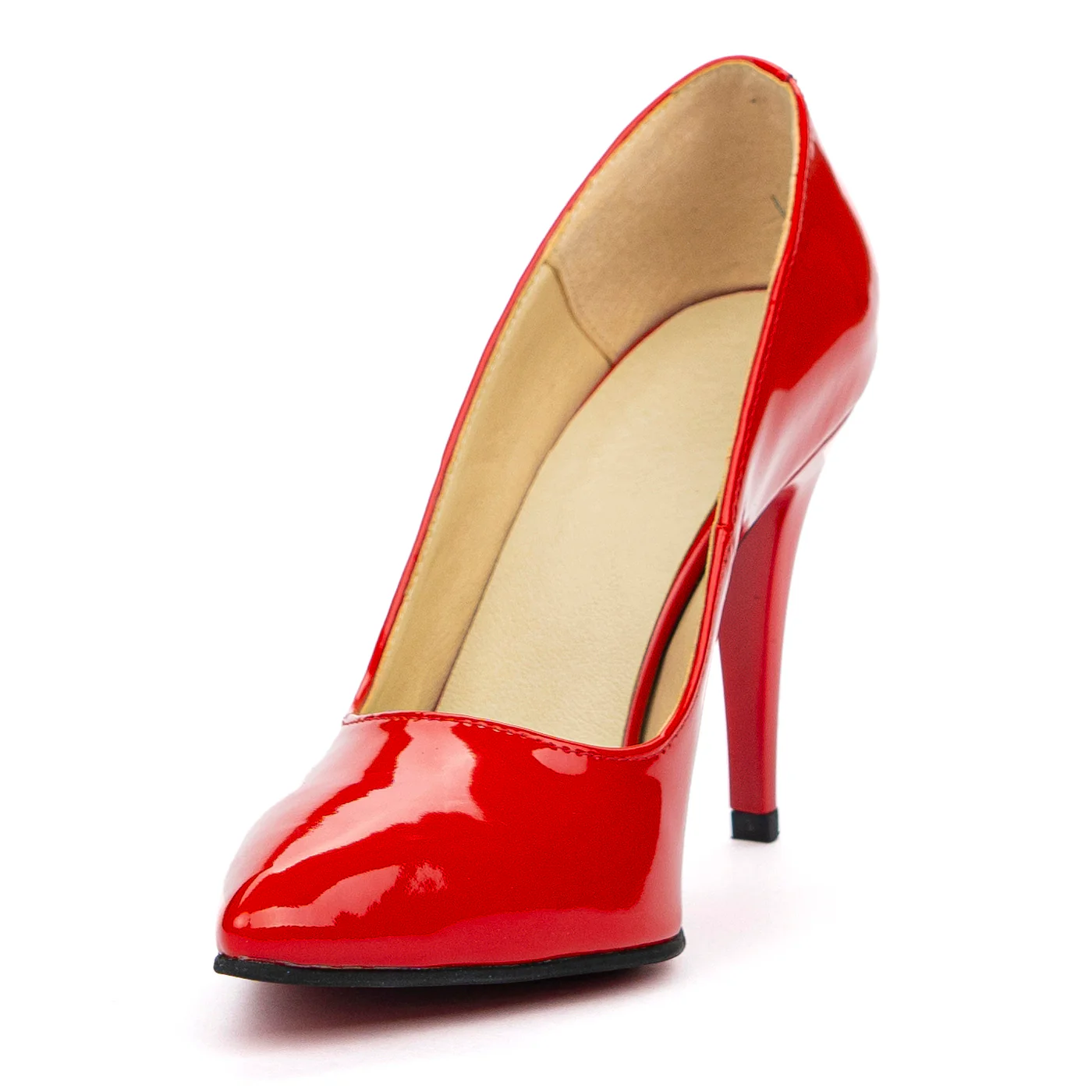 Pantofi Rosii Eleganti Dama din Piele Naturala 4057 - Image 4