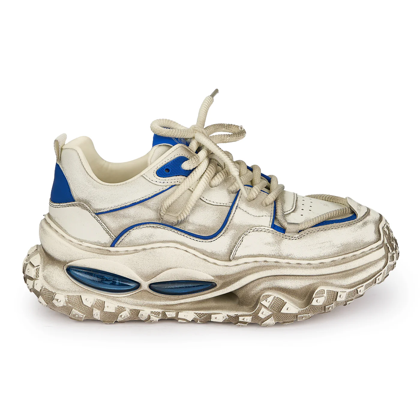 Pantofi sport barbati din piele naturala alba 20118