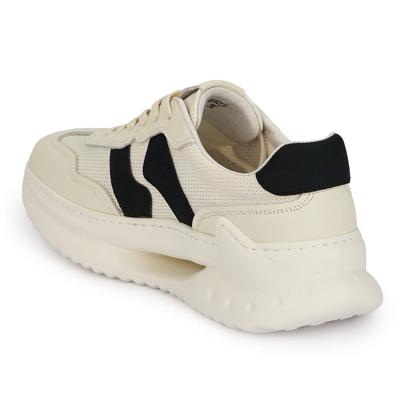 Pantofi sport barbati din piele naturala alba 20128 - Image 2