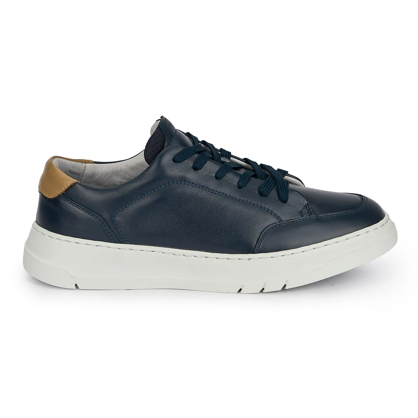Pantofi sport barbati din piele naturala bleumarin 20152