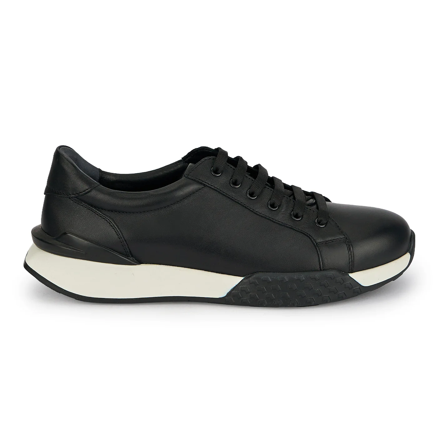 Pantofi sport barbati din piele naturala neagra 20115